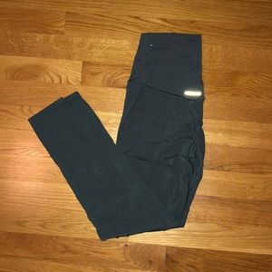 Aerie 7/8 High Waisted Army Green Leggings